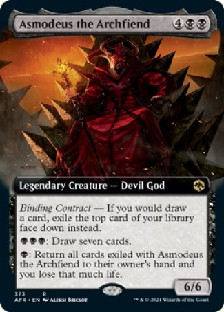 Asmodeus the Archfiend (Extended Art) [Dungeons & Dragons: Adventures in the Forgotten Realms] Foil