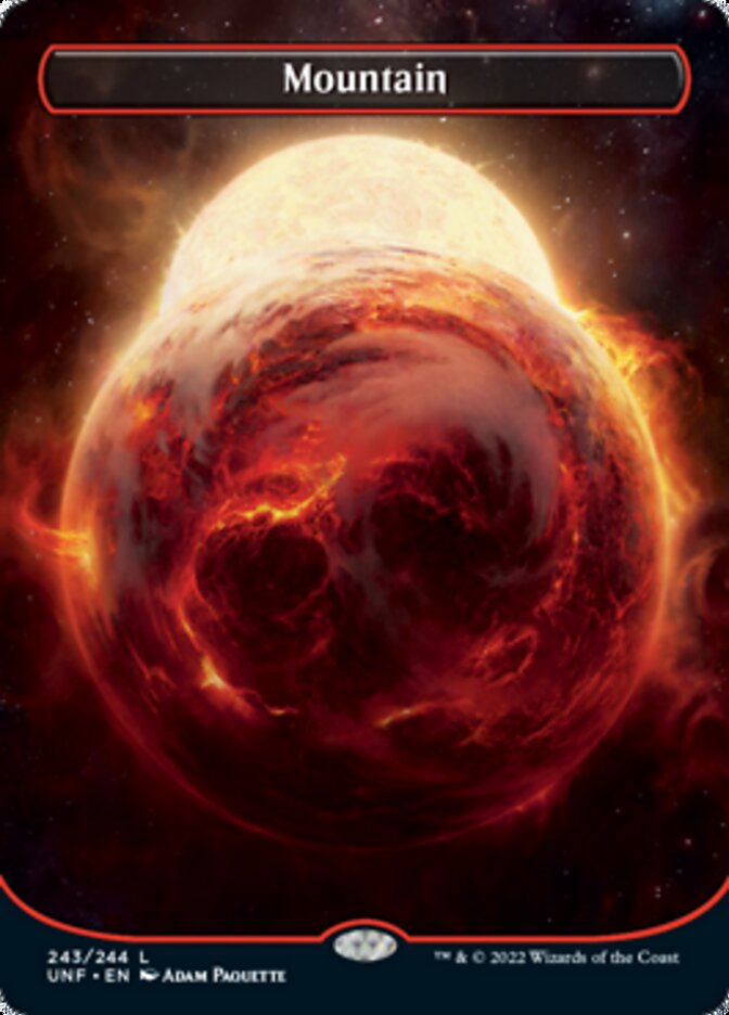 Mountain (243) (Orbital Space-ic Land) [Unfinity] Foil