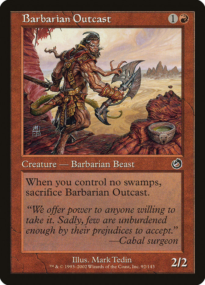Barbarian Outcast [Torment] Foil