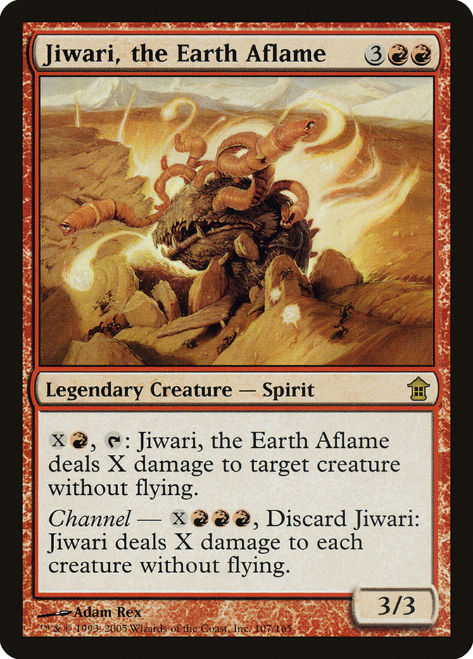 Jiwari, the Earth Aflame [Saviors of Kamigawa] Foil