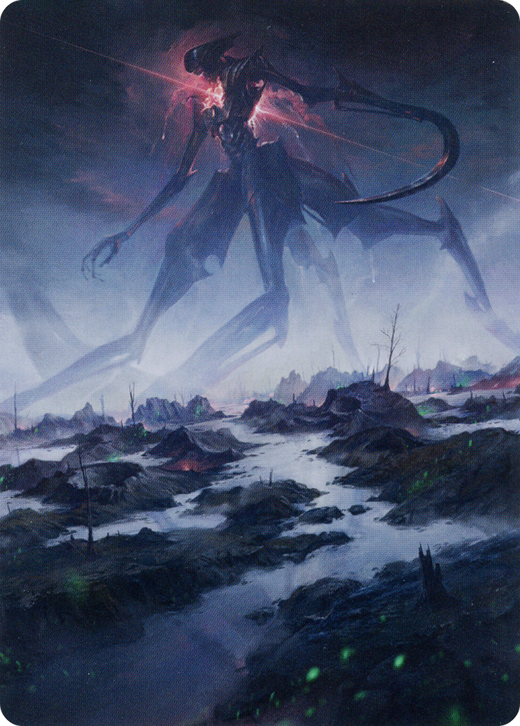 Swamp // Swamp  [The Brothers' War Art Series] (Borderless) Foil