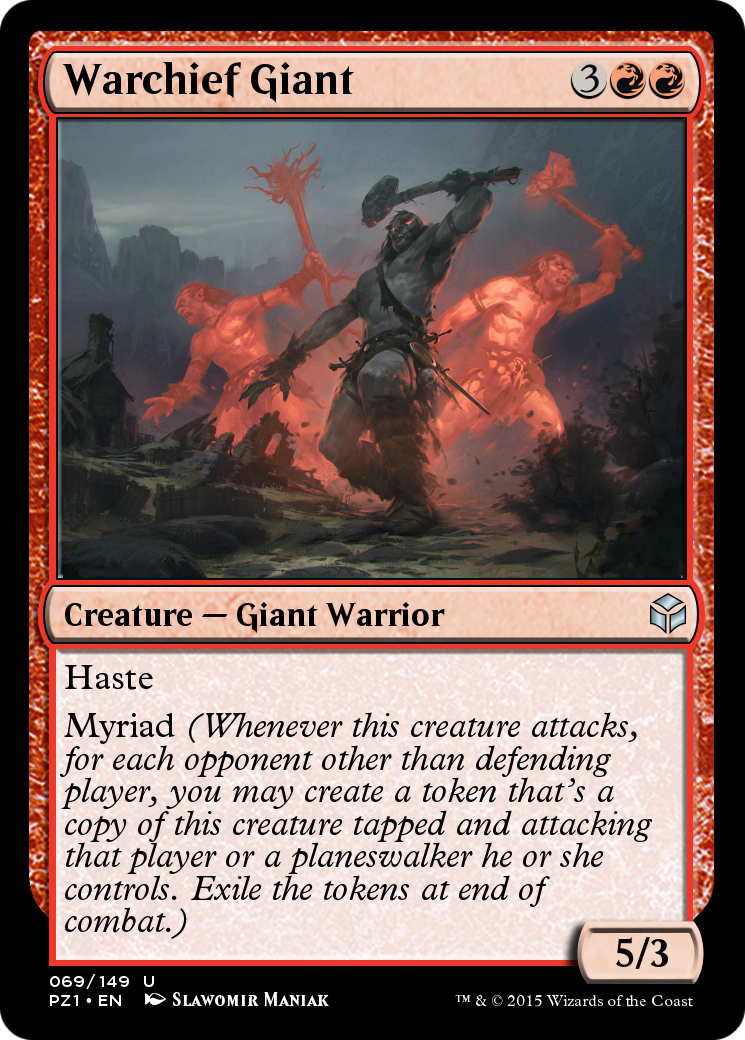 Warchief Giant  [Legendary Cube Prize Pack] Foil