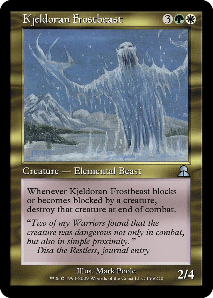 Kjeldoran Frostbeast  [Masters Edition III]
