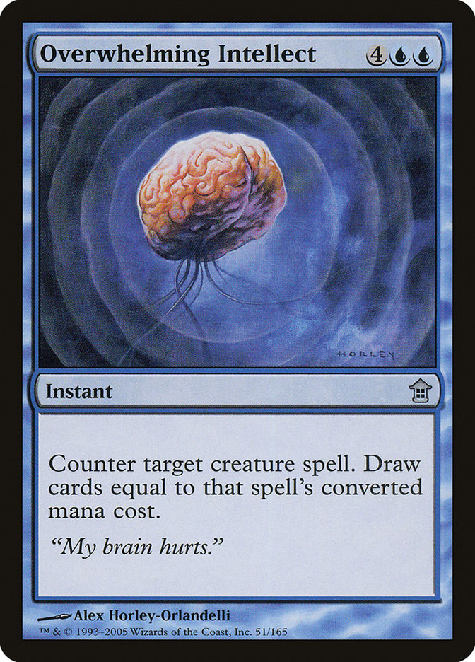 Overwhelming Intellect [Saviors of Kamigawa] Foil