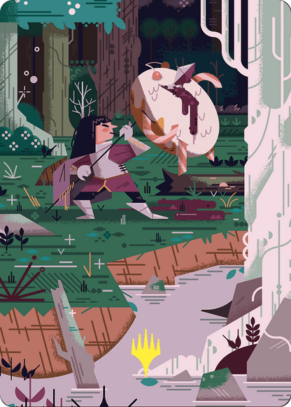 Stab Wound // Stab Wound  [Wilds of Eldraine Art Series] (Borderless)