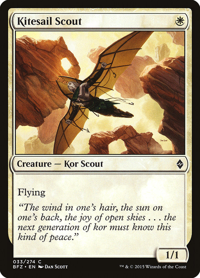 Kitesail Scout [Battle for Zendikar] Foil