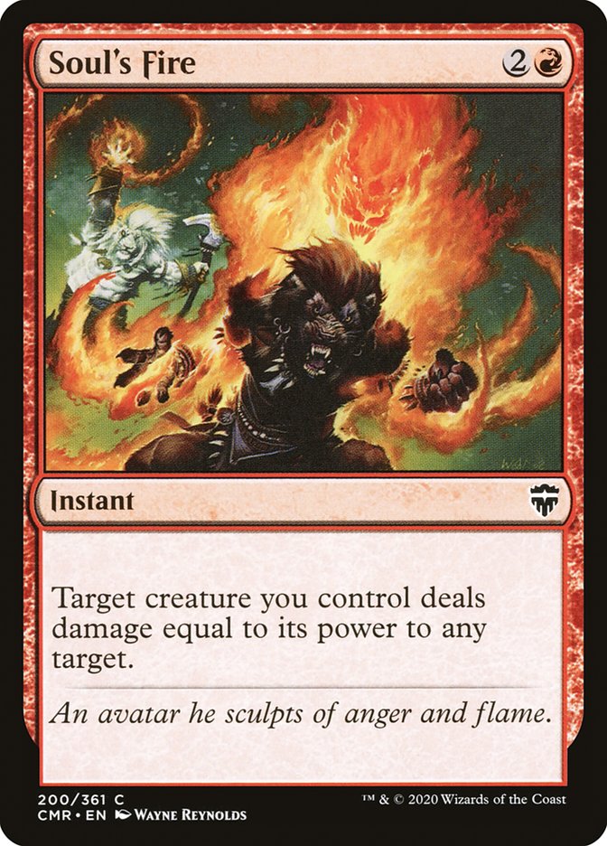 Soul's Fire [Commander Legends] Foil