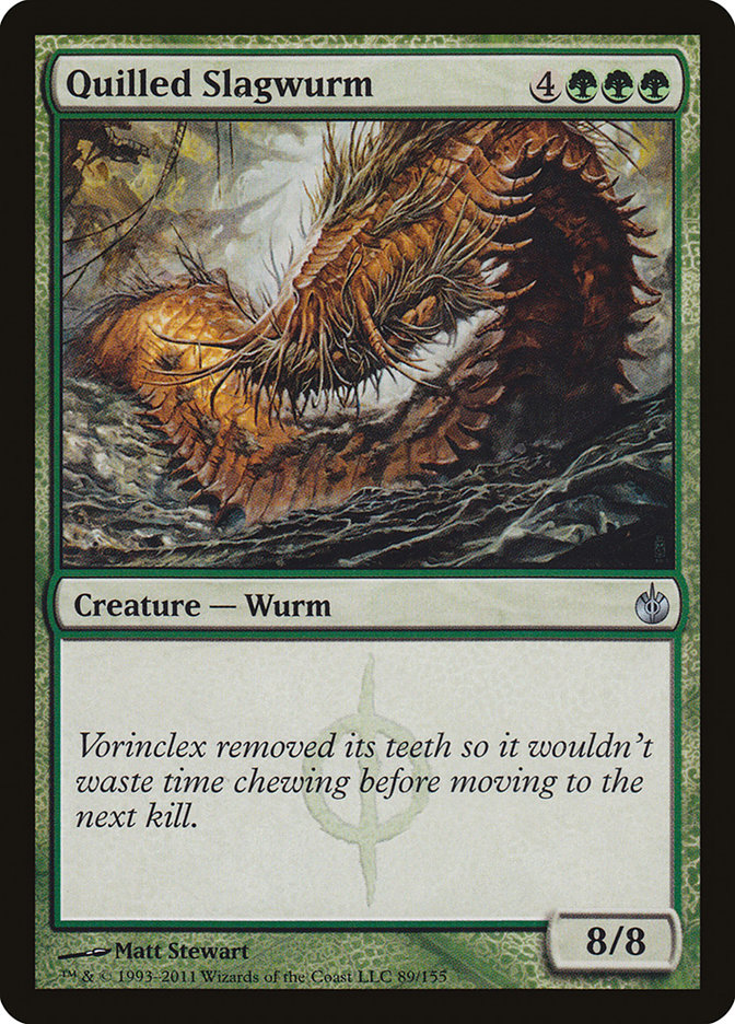 Quilled Slagwurm [Mirrodin Besieged] Foil