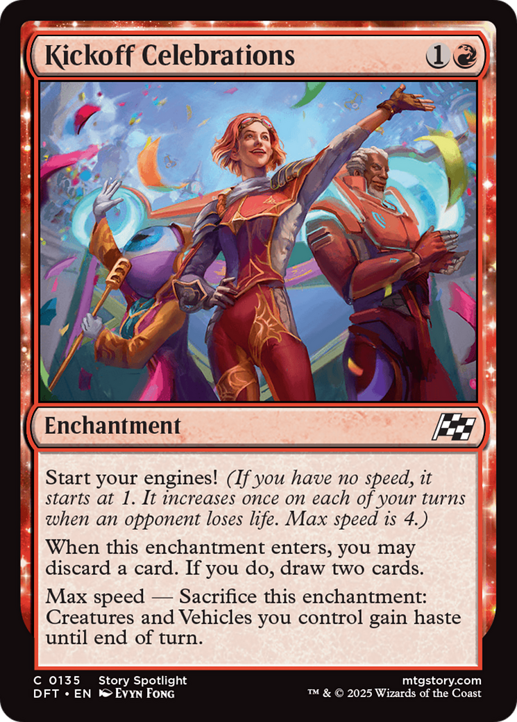Kickoff Celebrations [Aetherdrift] Foil