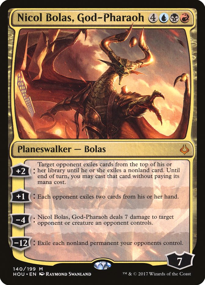 Nicol Bolas, God-Pharaoh [Hour of Devastation] Foil
