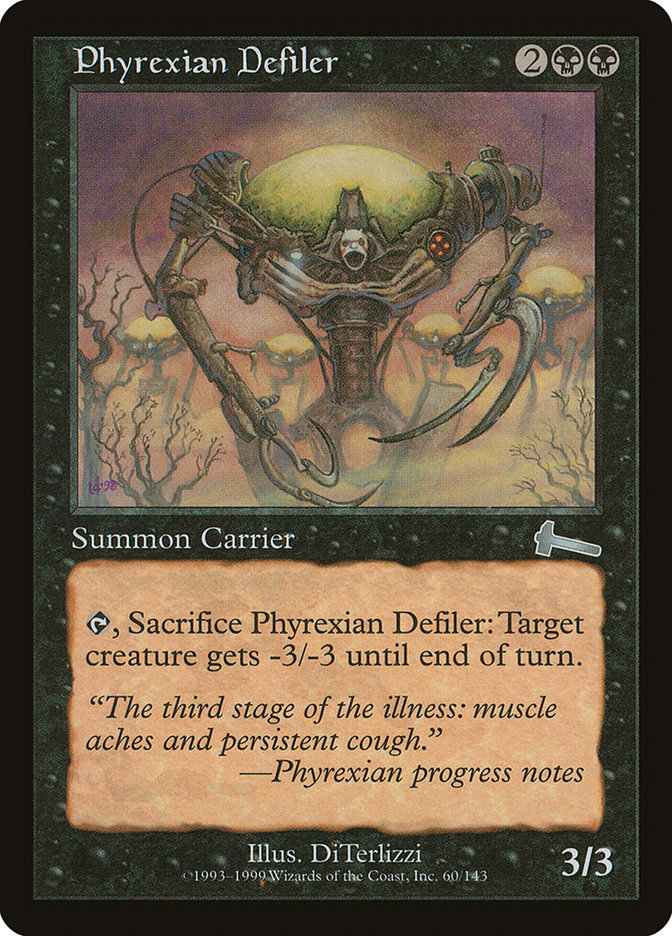 Phyrexian Defiler [Urza's Legacy] Foil