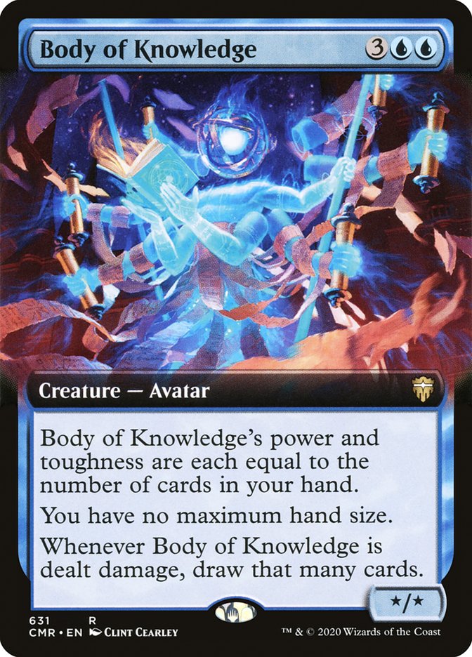 Body of Knowledge (Extended Art) [Commander Legends] Foil