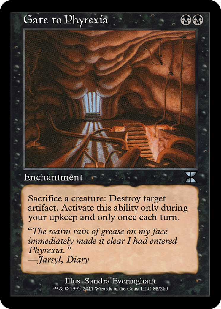 Gate to Phyrexia  [Masters Edition IV] Foil