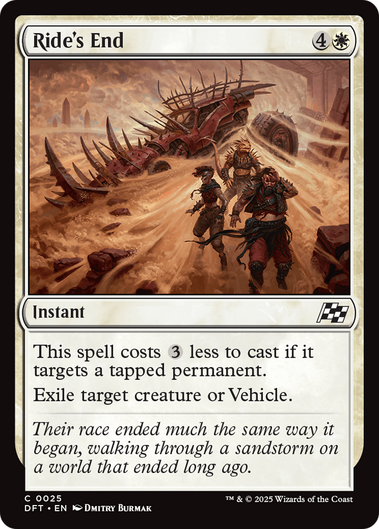 Ride's End [Aetherdrift] Foil