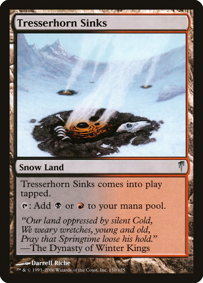 Tresserhorn Sinks [Coldsnap] Foil