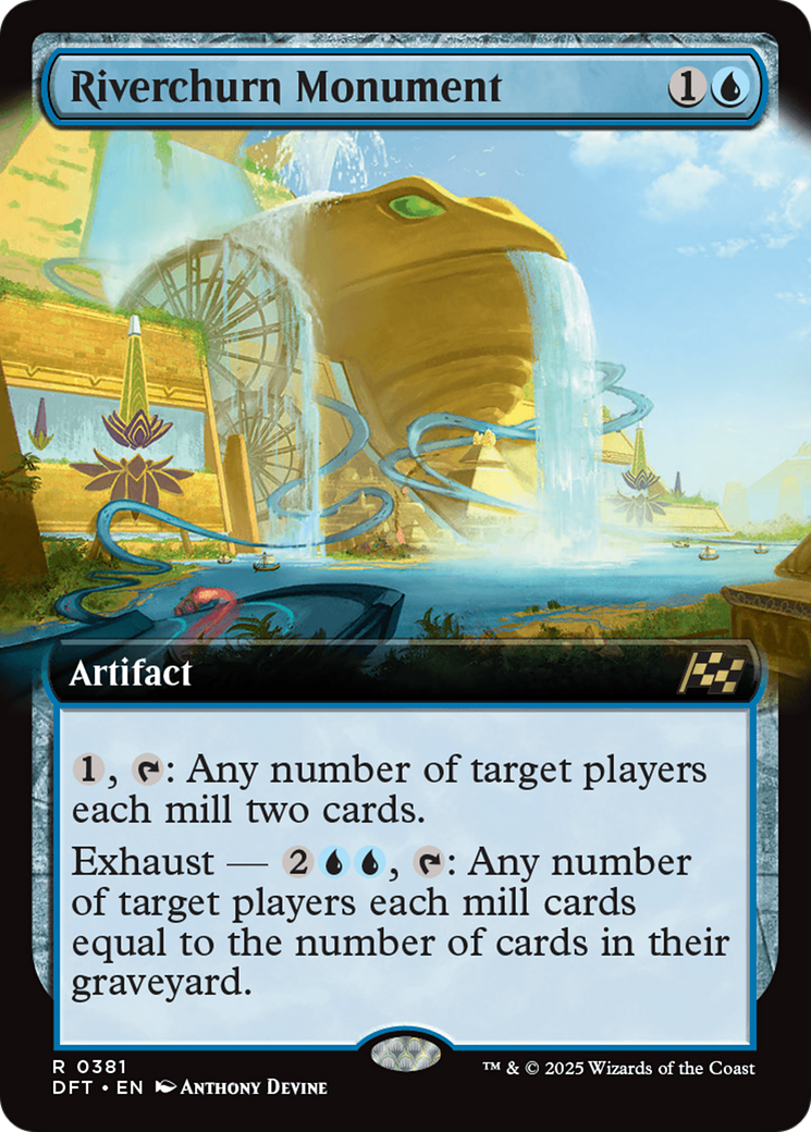 Riverchurn Monument (Extended Art) [Aetherdrift] Foil