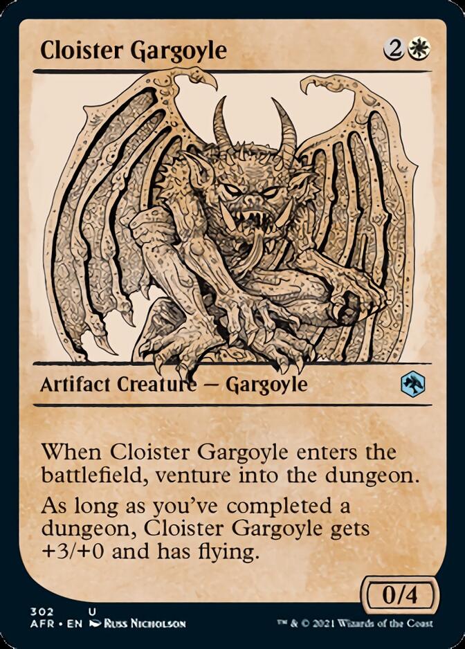 Cloister Gargoyle (Showcase) [Dungeons & Dragons: Adventures in the Forgotten Realms] Foil