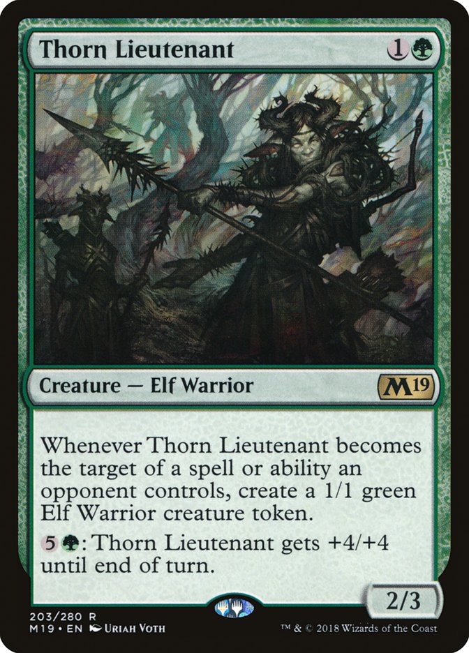 Thorn Lieutenant [Core Set 2019] Foil