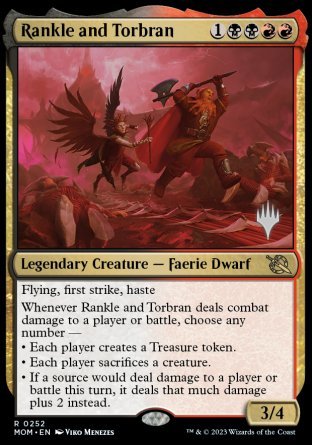 Rankle and Torbran (Promo Pack) [March of the Machine Promos] Foil