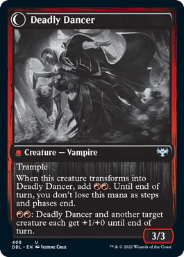 Alluring Suitor // Deadly Dancer [Innistrad: Double Feature] Foil