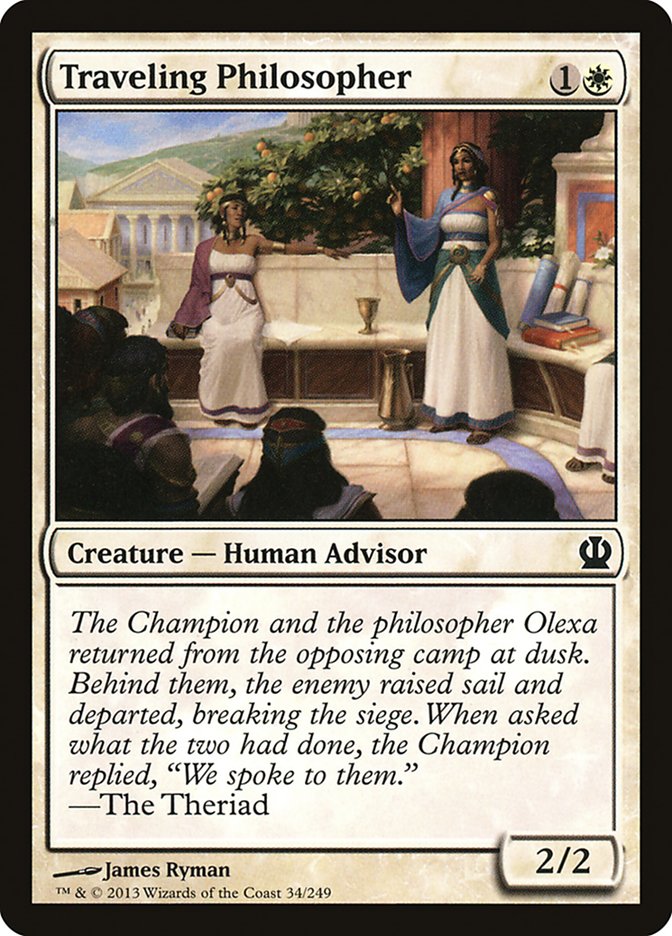 Traveling Philosopher [Theros] Foil