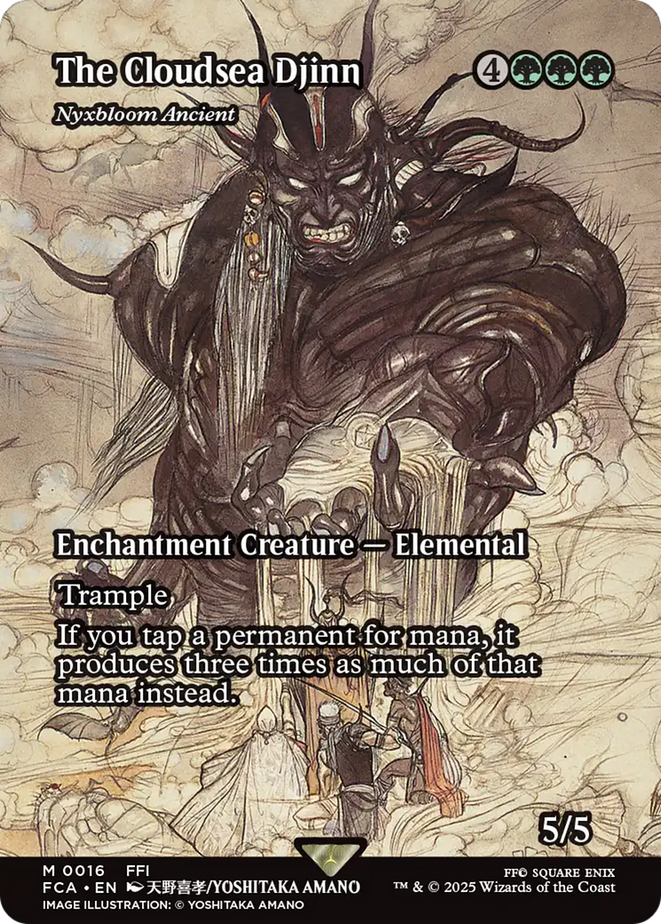 The Cloudsea Djinn - Nyxbloom Ancient (Showcase) [FINAL FANTASY : Through the Ages] Foil