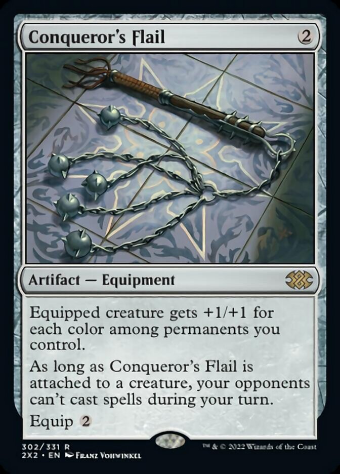 Conqueror's Flail [Double Masters 2022] Foil
