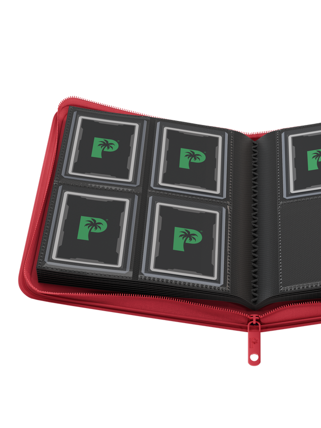 4-Pocket Top Loader Binder - Red [Palms off Gaming]