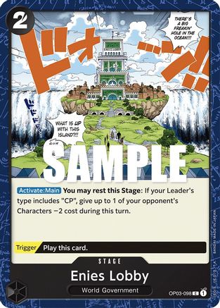 Enies Lobby (OP03-098) - [Pillars of Strength]