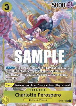 Charlotte Perospero (Alternate Art) (OP03-113) - [Pillars of Strength] Foil