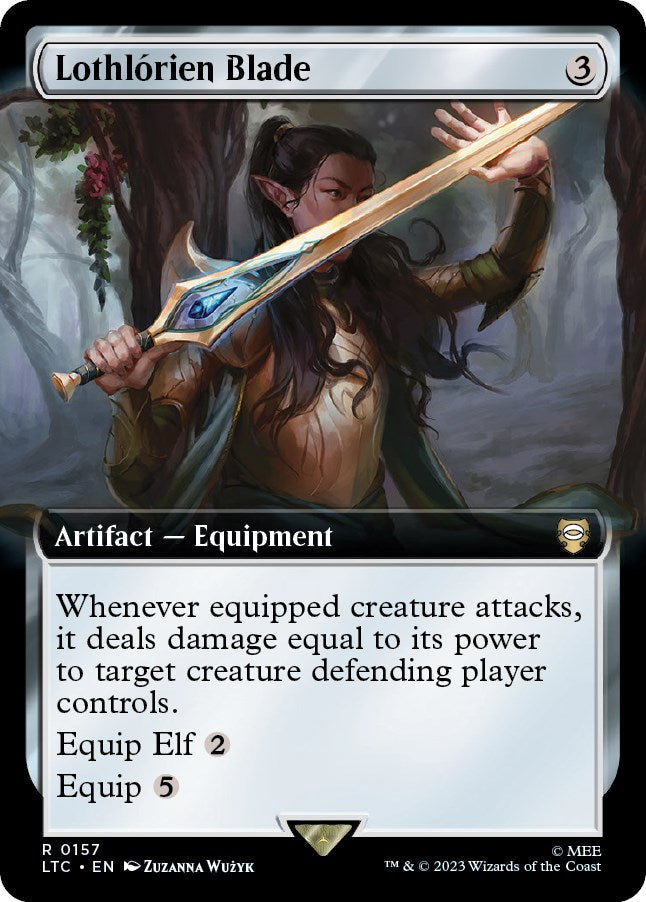 Lothlorien Blade (Extended Art) [The Lord of the Rings: Tales of Middle-Earth Commander] Foil