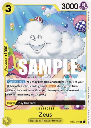Zeus (ST07-011) - [Starter Deck 7: Big Mom Pirates]