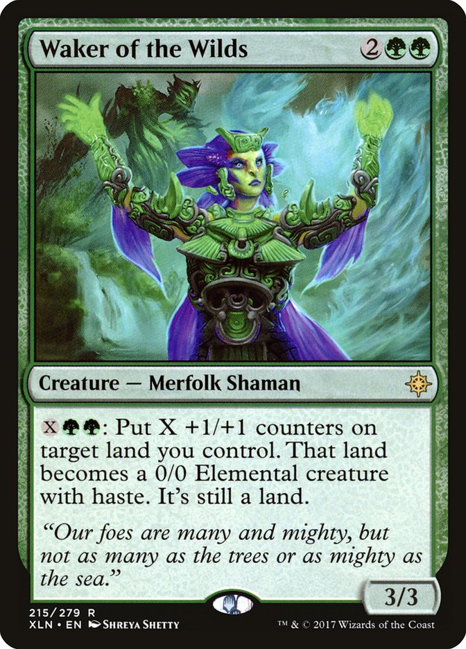 Waker of the Wilds [Ixalan] Foil