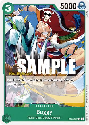 Buggy (032) (OP03-032) - [Pillars of Strength Pre-Release Cards]