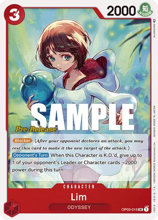 Lim (OP03-015) - [Pillars of Strength Pre-Release Cards]