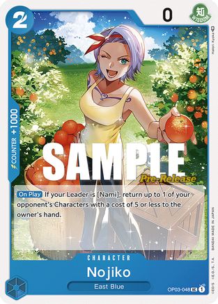 Nojiko (OP03-048) - [Pillars of Strength Pre-Release Cards]