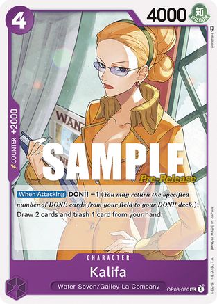 Kalifa (OP03-060) - [Pillars of Strength Pre-Release Cards]