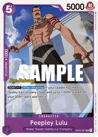 Peepley Lulu (OP03-067) - [Pillars of Strength Pre-Release Cards]