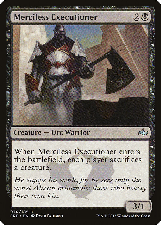 Merciless Executioner [Fate Reforged] Foil