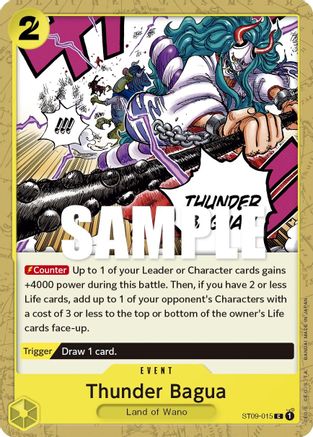 Thunder Bagua (ST09-015) - [Starter Deck 9: Yamato]