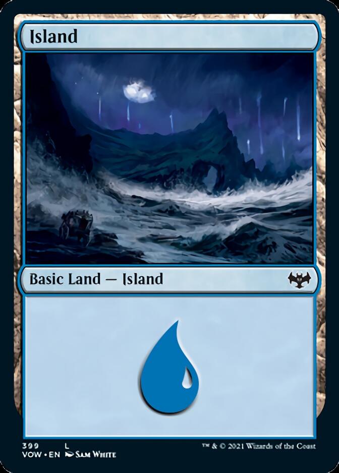 Island (399) [Innistrad: Crimson Vow] Foil