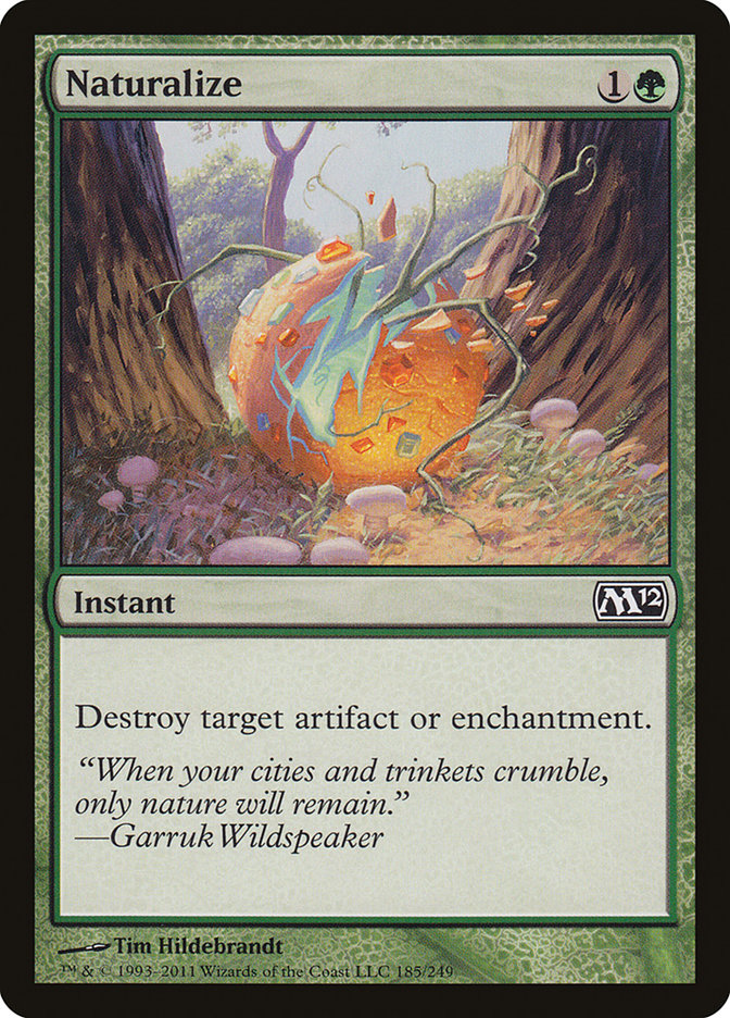 Naturalize [Magic 2012] Foil
