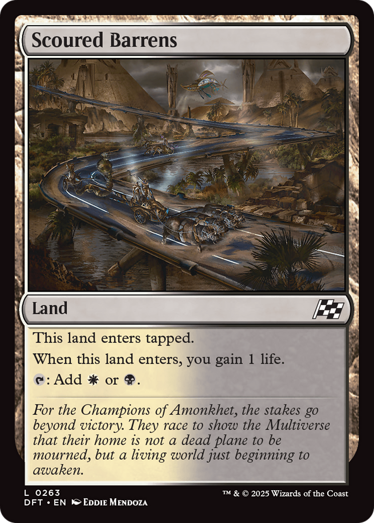 Scoured Barrens [Aetherdrift] Foil