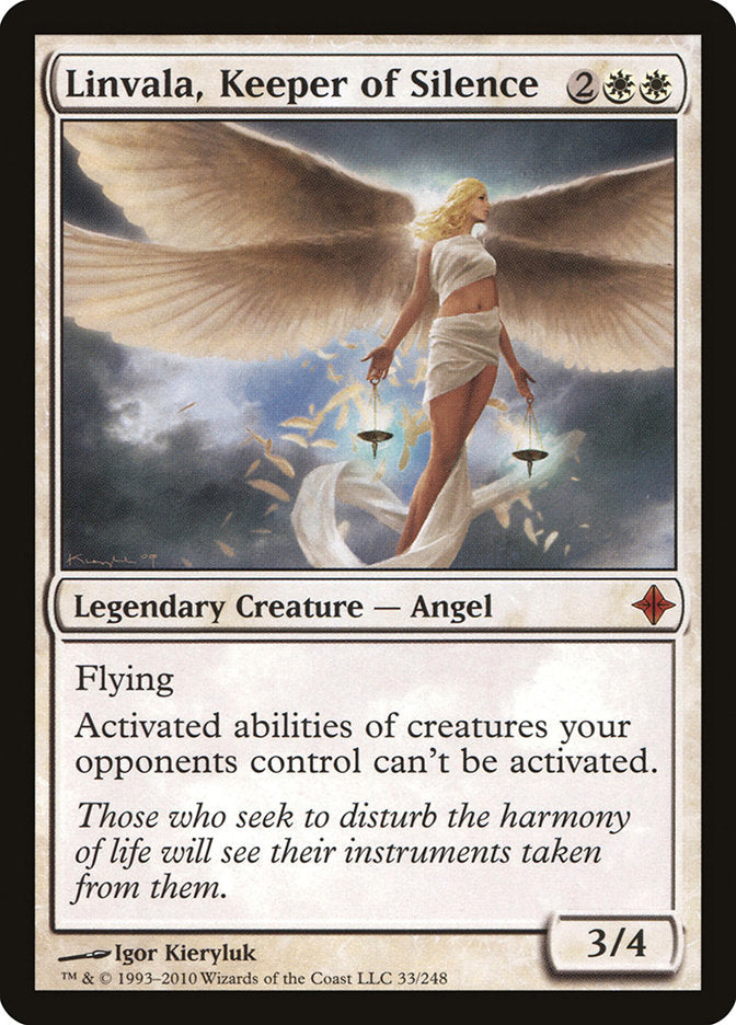 Linvala, Keeper of Silence [Rise of the Eldrazi] Foil