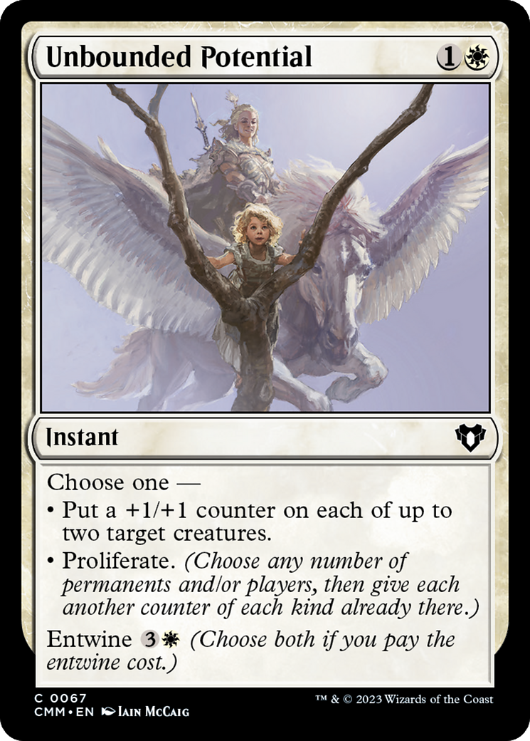 Unbounded Potential [Commander Masters] Foil