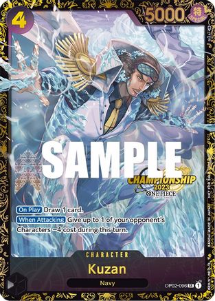 Kuzan (Championship 2023) (OP02-096) - [One Piece Promotion Cards] Foil