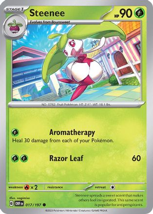 Steenee (017/197) [Scarlet & Violet: Obsidian Flames] Reverse Holofoil