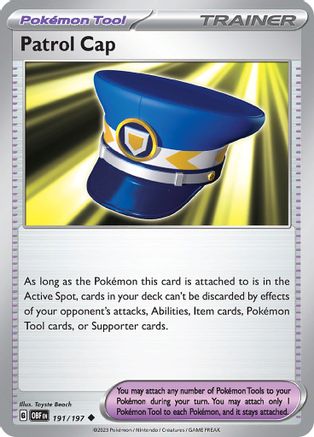 Patrol Cap (191/197) [Scarlet & Violet: Obsidian Flames] Reverse Holofoil
