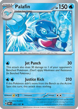 Palafin (062/197) [Scarlet & Violet: Obsidian Flames] Reverse Holofoil