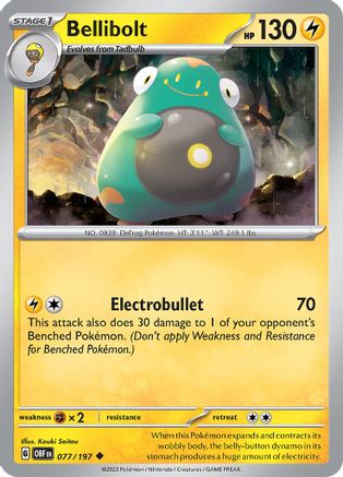 Bellibolt (077/197) [Scarlet & Violet: Obsidian Flames] Reverse Holofoil